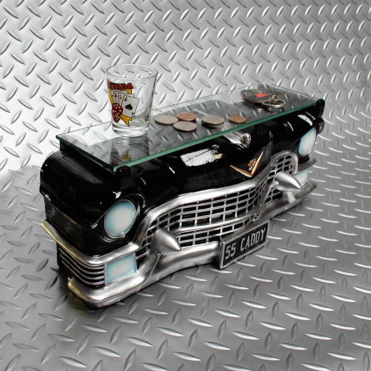 棚 ヴィンテージ クラシック カーシェルフ Mサイズ 55年 キャデラック ブラック 飾り棚 壁掛け ウォールシェルフ インテリア アメリカン雑貨