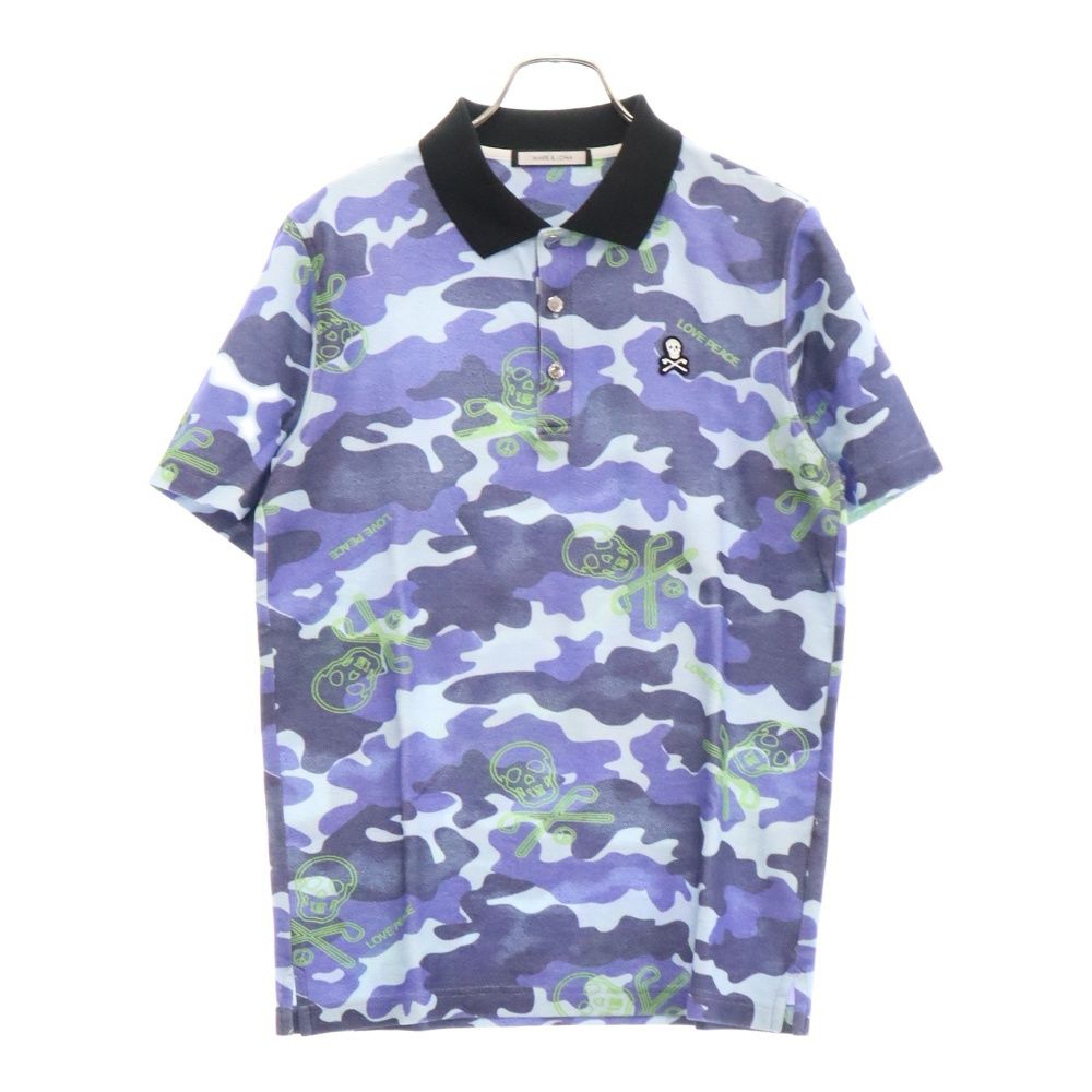MARK&LONA (マークアンドロナ) Skull Camo S/S Polo スカル