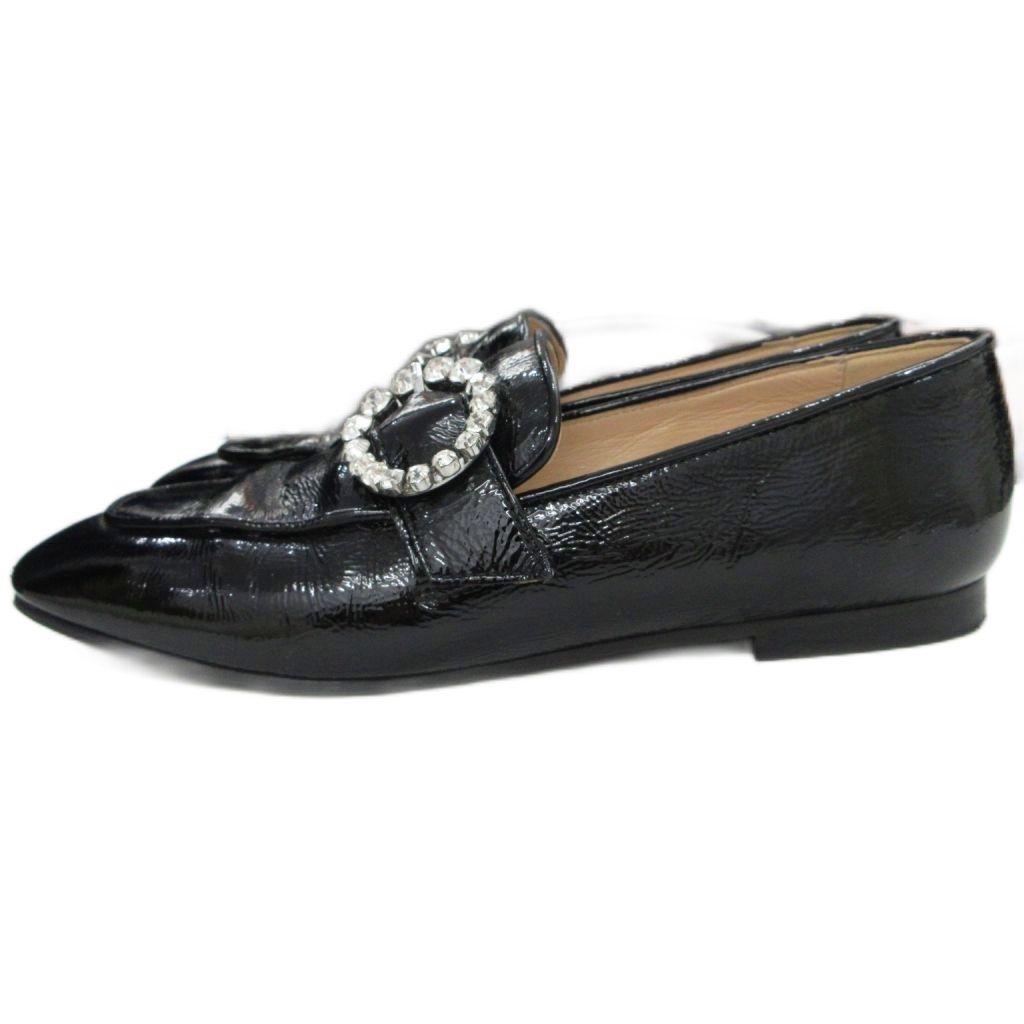 ファビオルスコーニ FABIO RUSCONI ローファー 37 - レザー 黒