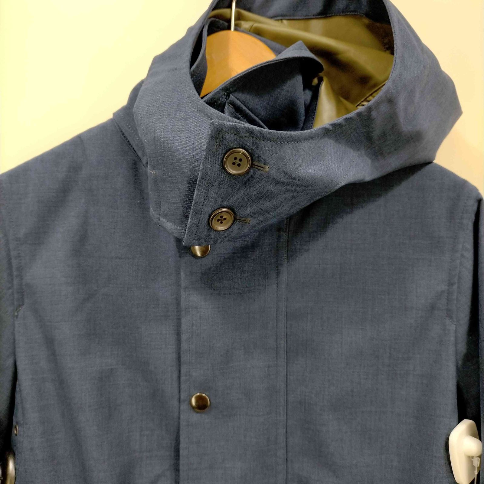 美品　TOMORROWLAND ステンカラーコート XSサイズ フード付き 美品 TOMORROWLAND ステンカラーコート XSサイズ フード付き