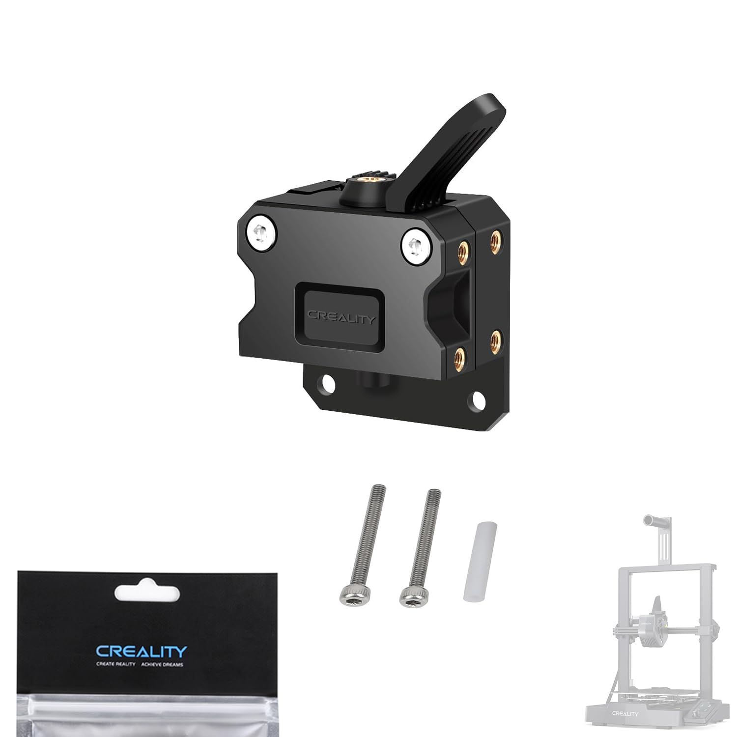 Creality Ender-3 V3 KE ダイレクトドライブ押出機キット アップグレードデュアルギアフィードデザイン Ender-3 V3 SE|Ender-3 V3 KE|Ender-3 S1|Ender-5 S1|Sermoon V2|CR-200B