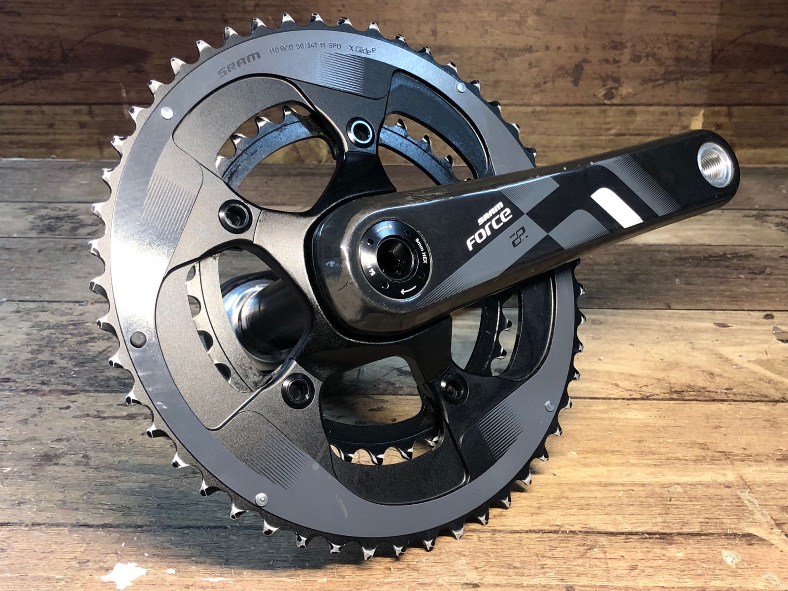 HS801 スラム SRAM FORCE 22 クランクセット 172.5mm 50-34T
