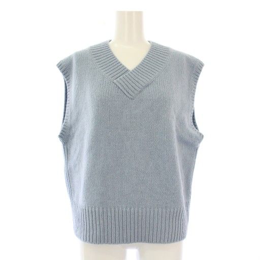 トゥモローランド、ギャルリー・ヴィー、ロング、Vネックニットベスト