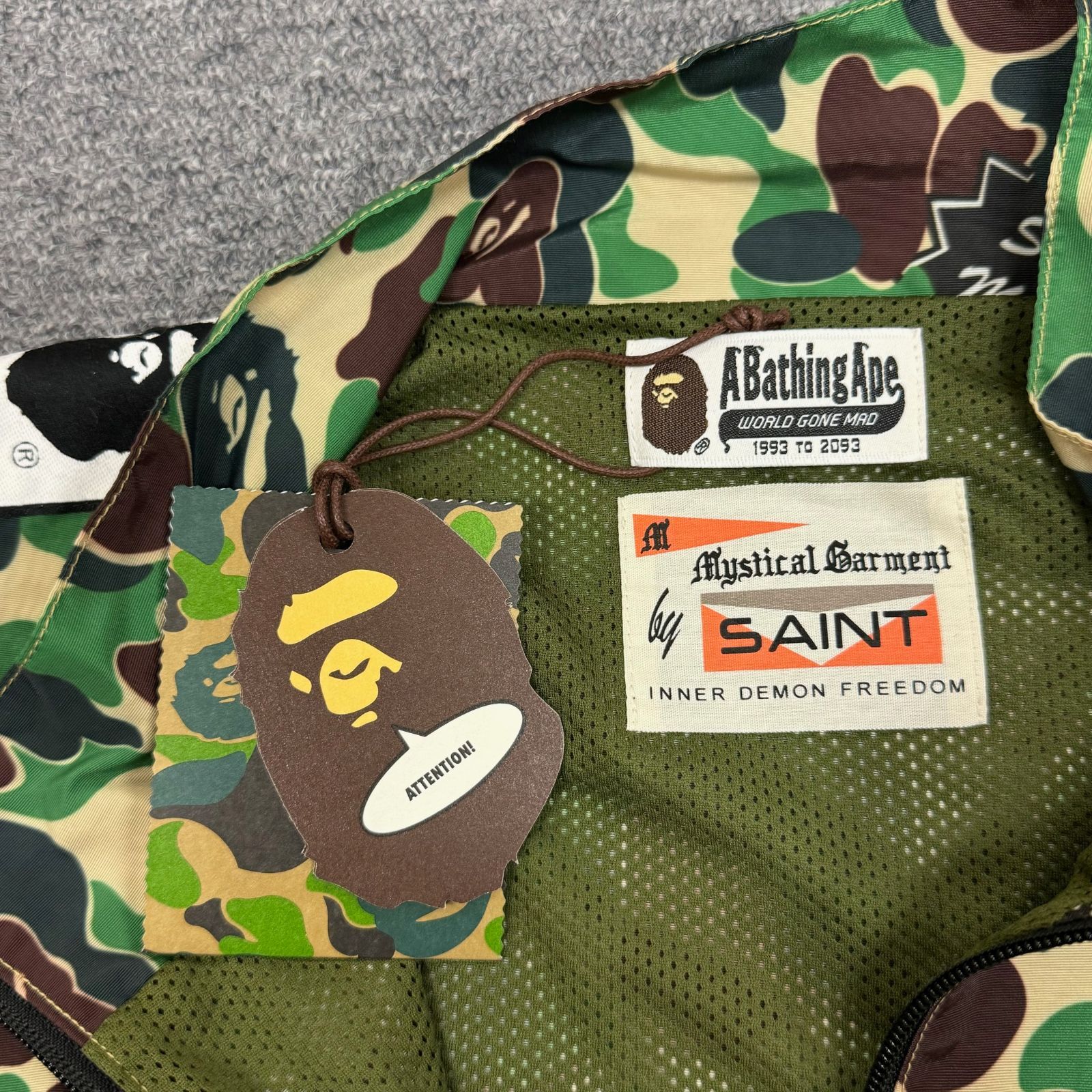 定価83600円 未使用品 SAINT MICHAEL × A BATHING APE 24SS  