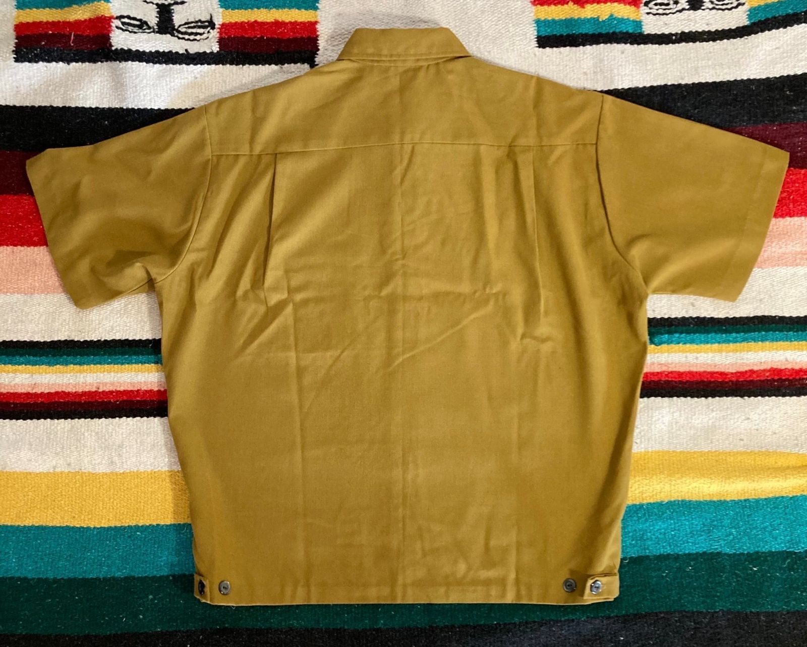 60s オープンカラーシャツ 半袖シャツ カルフォルニア CALIFORNIA 60s カリフォルニア製 オープンカラーシャツ レーヨン 半袖 刺繍