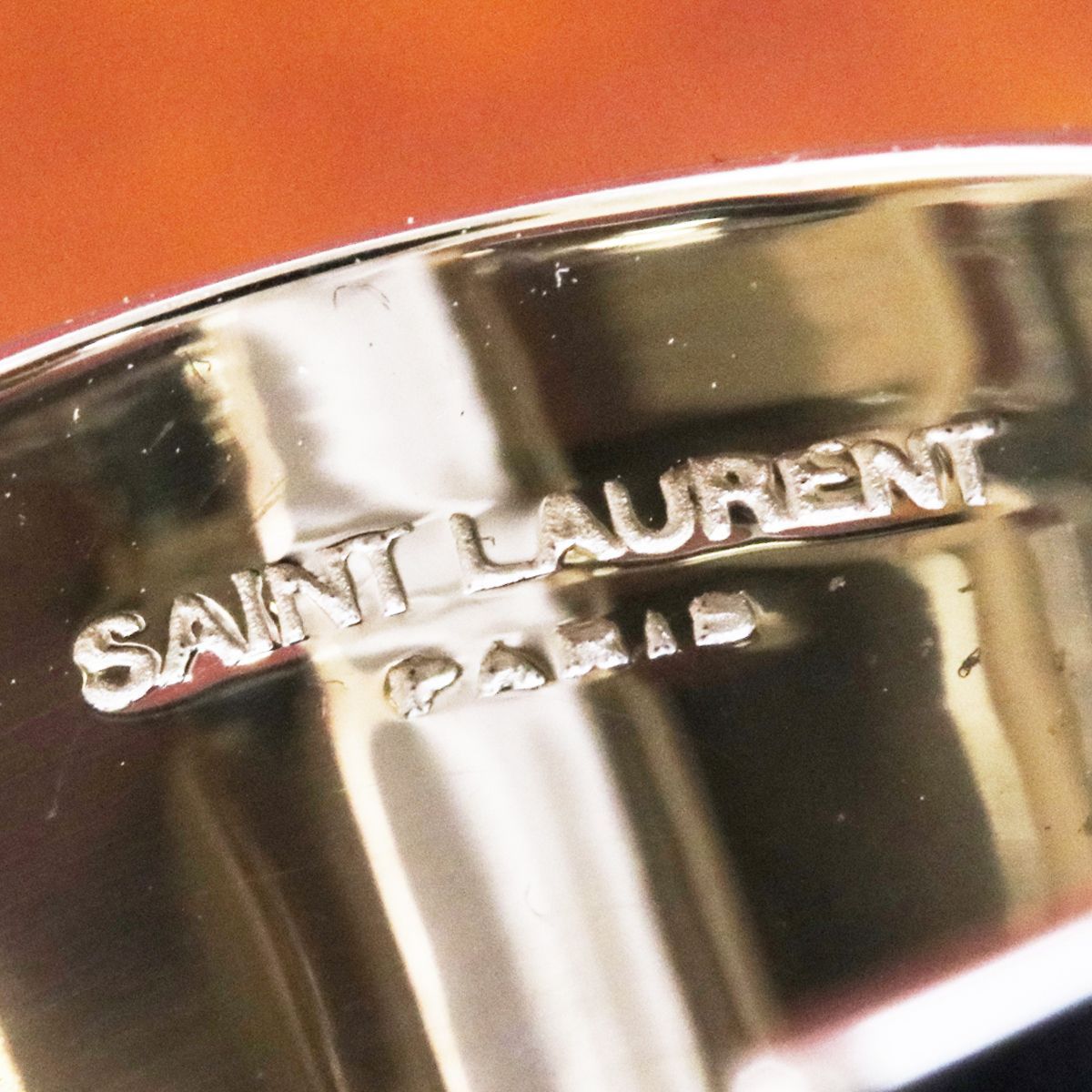 本物 新品同 サンローランパリ 極希少 SV925 銀無垢 スターリング  