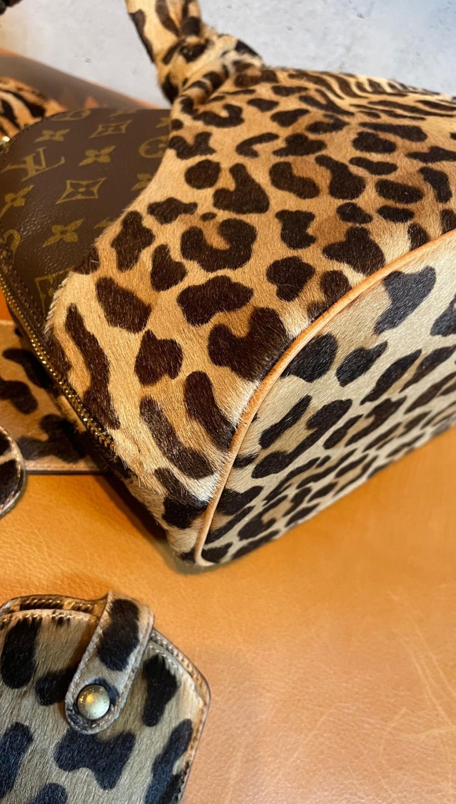 LOUIS VUITTON ルイヴィトン モノグラムレオパード アズディン