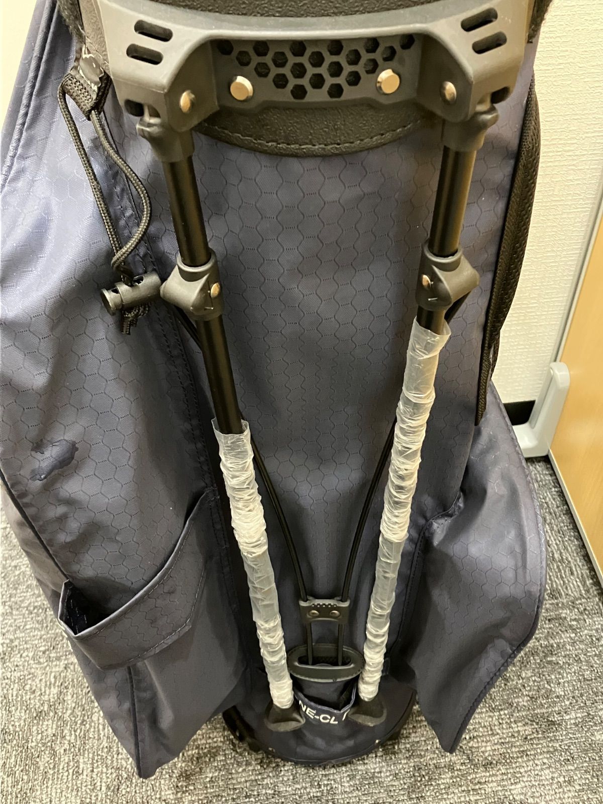 ネイビーキャディバッグ