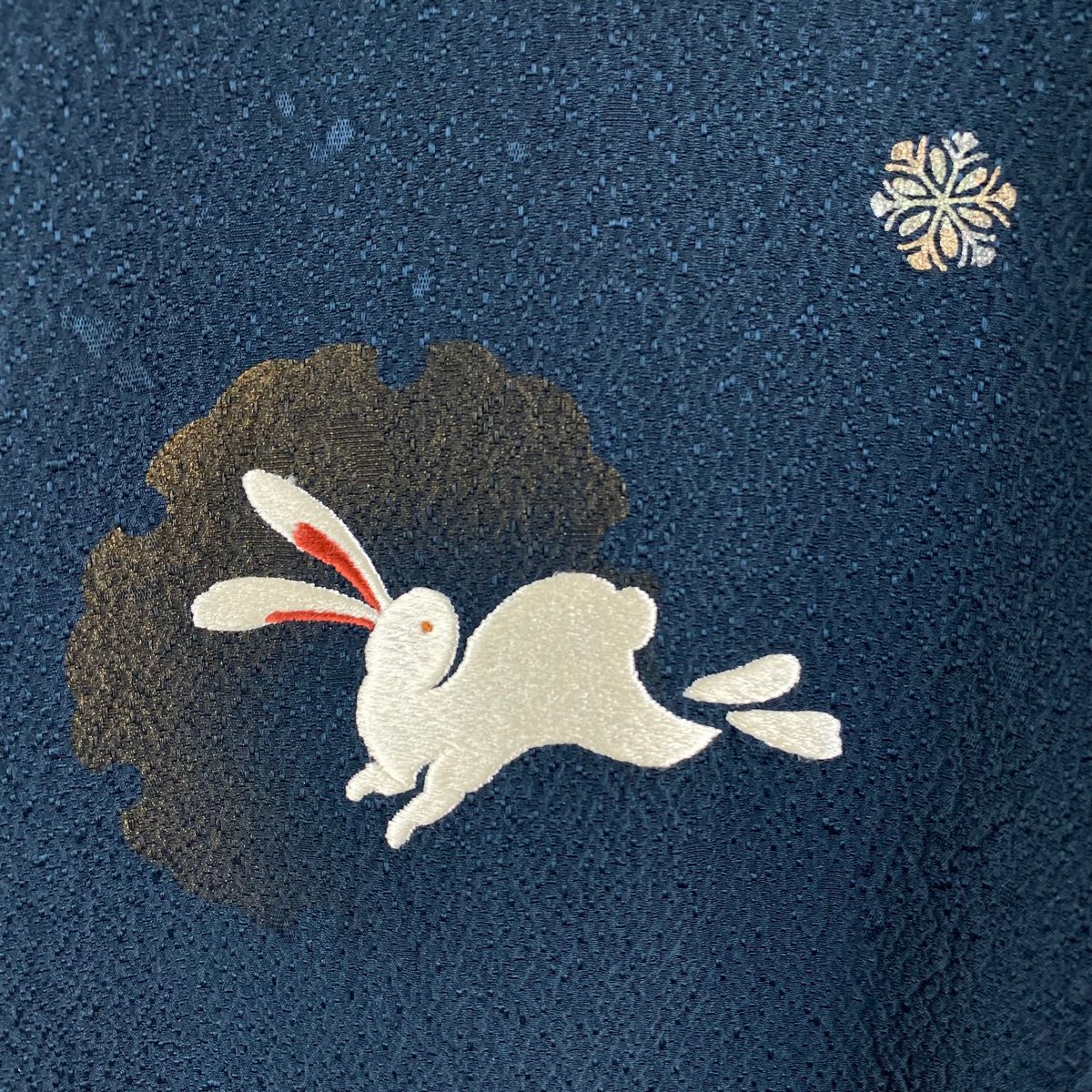 雪輪 刺繍