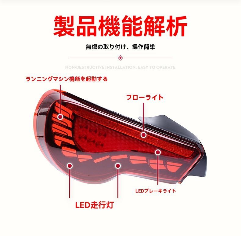 LEDデイライト 流光ウインカー