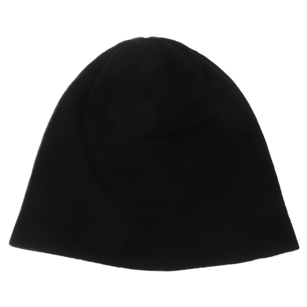 Martin Margiela (マルタンマルジェラ) 初期 MEDIUM WEIGHT BEANIE プリント ニットキャップ ニット帽 ビーニー ブラック