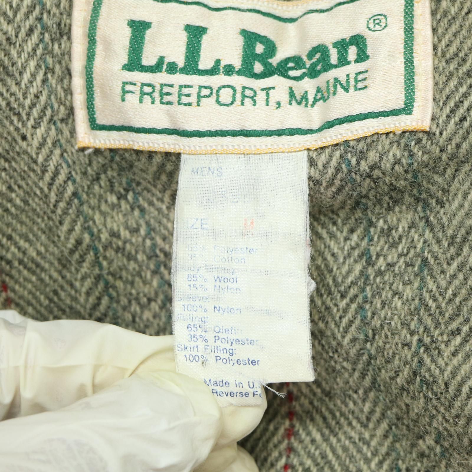 80年代 USA製 L.L.Bean エルエルビーン ストームコート アウトドア 