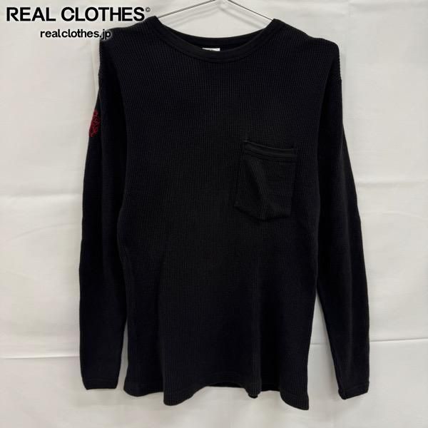 CHROME HEARTS|クロムハーツ 刺繍 サーマル 長袖カットソー|M