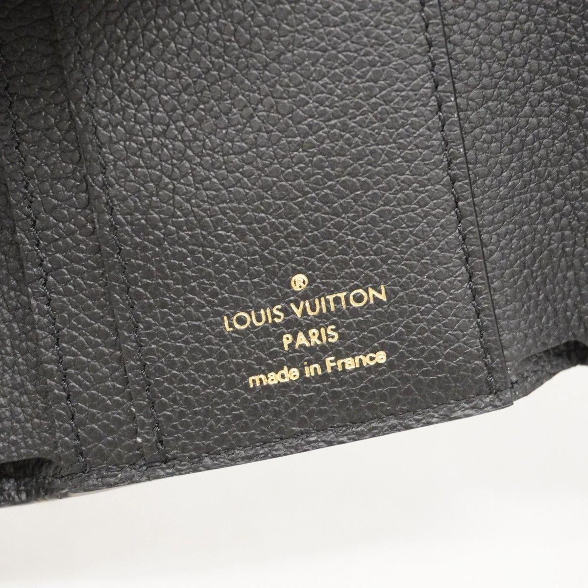【超美品】ルイヴィトン アンプラント ポルトフォイユゾエ ノワール 折り財布 ルイヴィトン LOUIS VUITTON 三つ折り財布 アンプラント