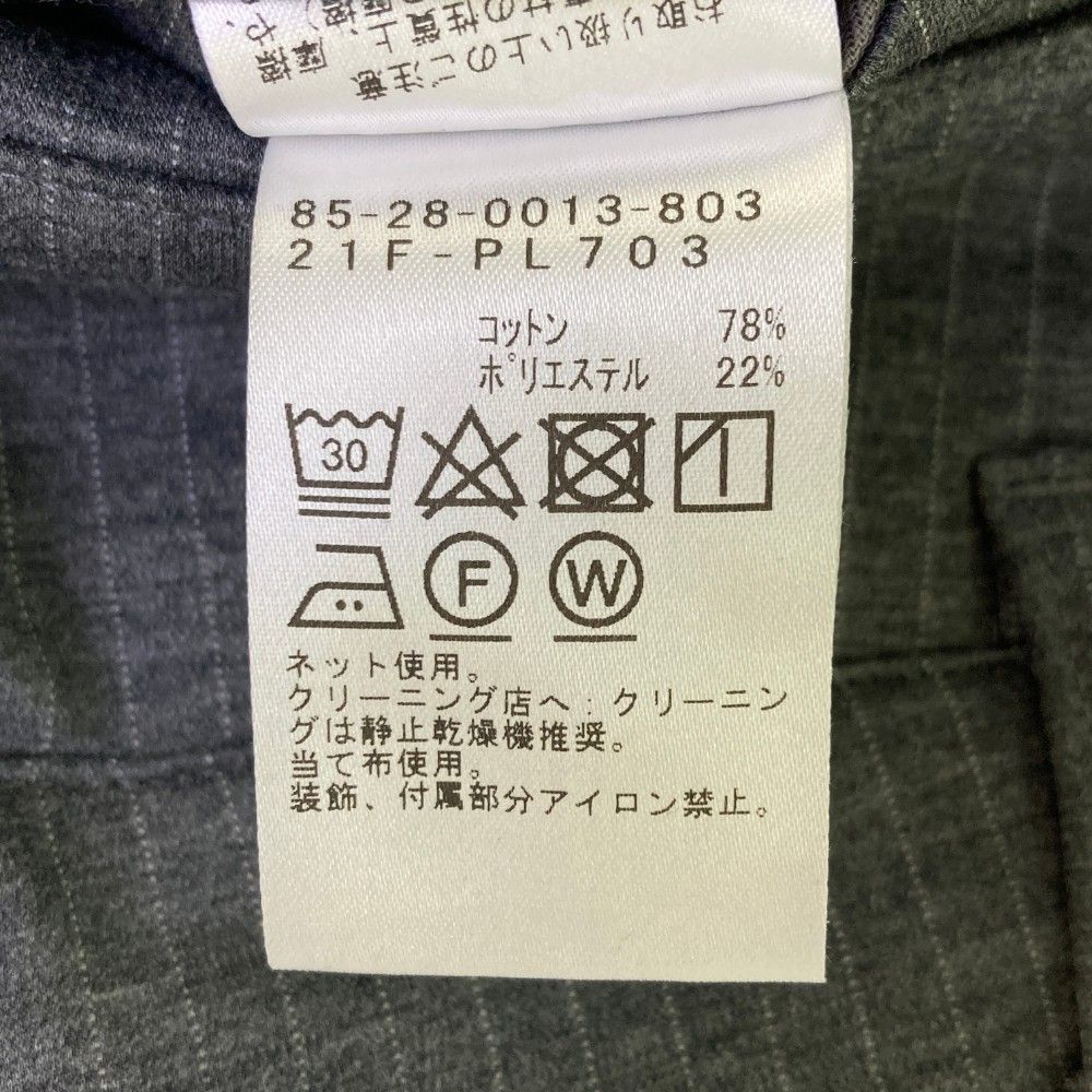 サイズ：L BEAMS GOLF ビームスゴルフ  キュロットスカート ストライプ柄 グレー系 [240101425626] ゴルフウェア レディース ストスト サイズ：L BEAMS GOLF ビームスゴルフ キュロットスカート