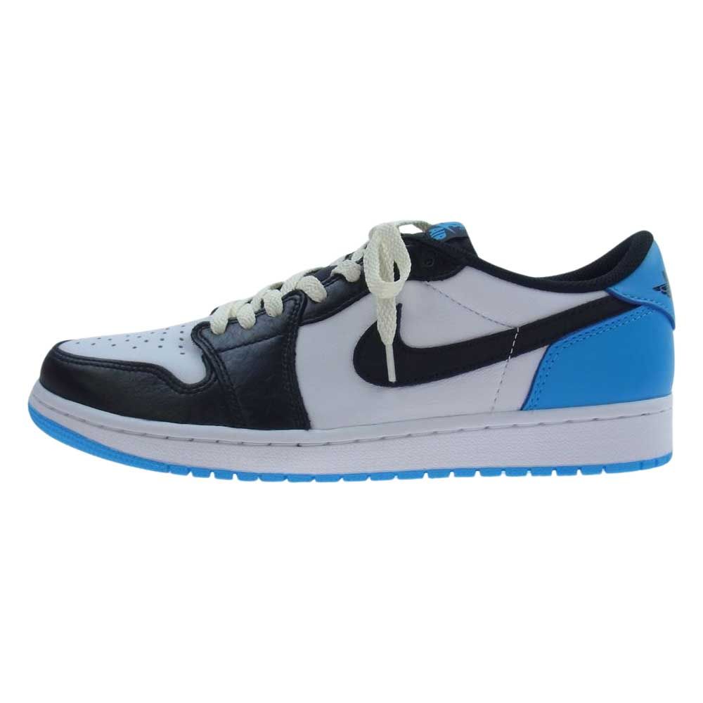 NIKE AIR JORDAN ナイキ ジョーダン スニーカー CZ0790-104 1 Low OG Black and Dark Powder  Blue/UNC AJ1 ロー OG ブラック アンド ダークパウダーブルー/UNC スニーカー 【中古】 - メルカリ