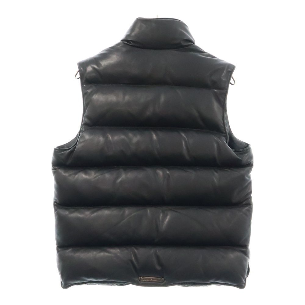 CHROME HEARTS (クロムハーツ) STIFF LTHR VEST クロスボタンレザー