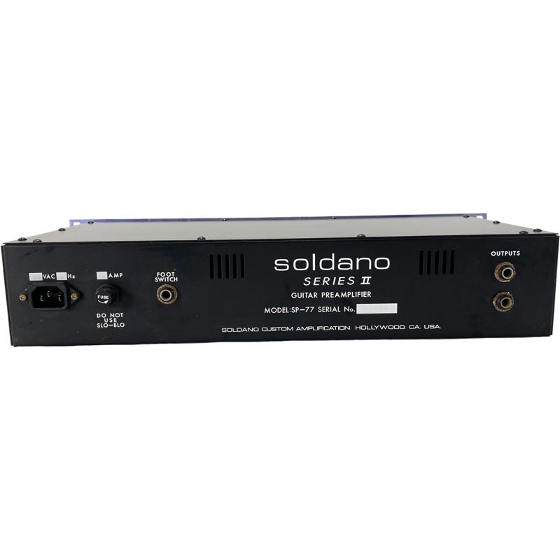 Soldano ソルダーノ series 2 guitar preamp SP-77