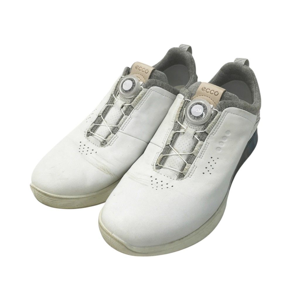 ecco エコー 10291 460061 S-THREE BOA スパイクレスシューズ ホワイト系 40 240101433009 ゴルフウェア メンズ ストスト