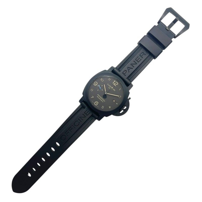 断*男様 OFFICINE PANERAI 44m用ラバーベルト／ブラック　尾錠 OFFICINE PANERAI】 44m用／ラバーベルト／ブラック 断*男様