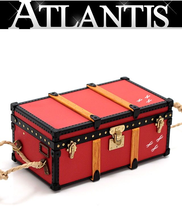 未使用 ルイヴィトン Louis Vuitton ペーパーウェイト ノベルティ 小物入れ 赤 【68557】
