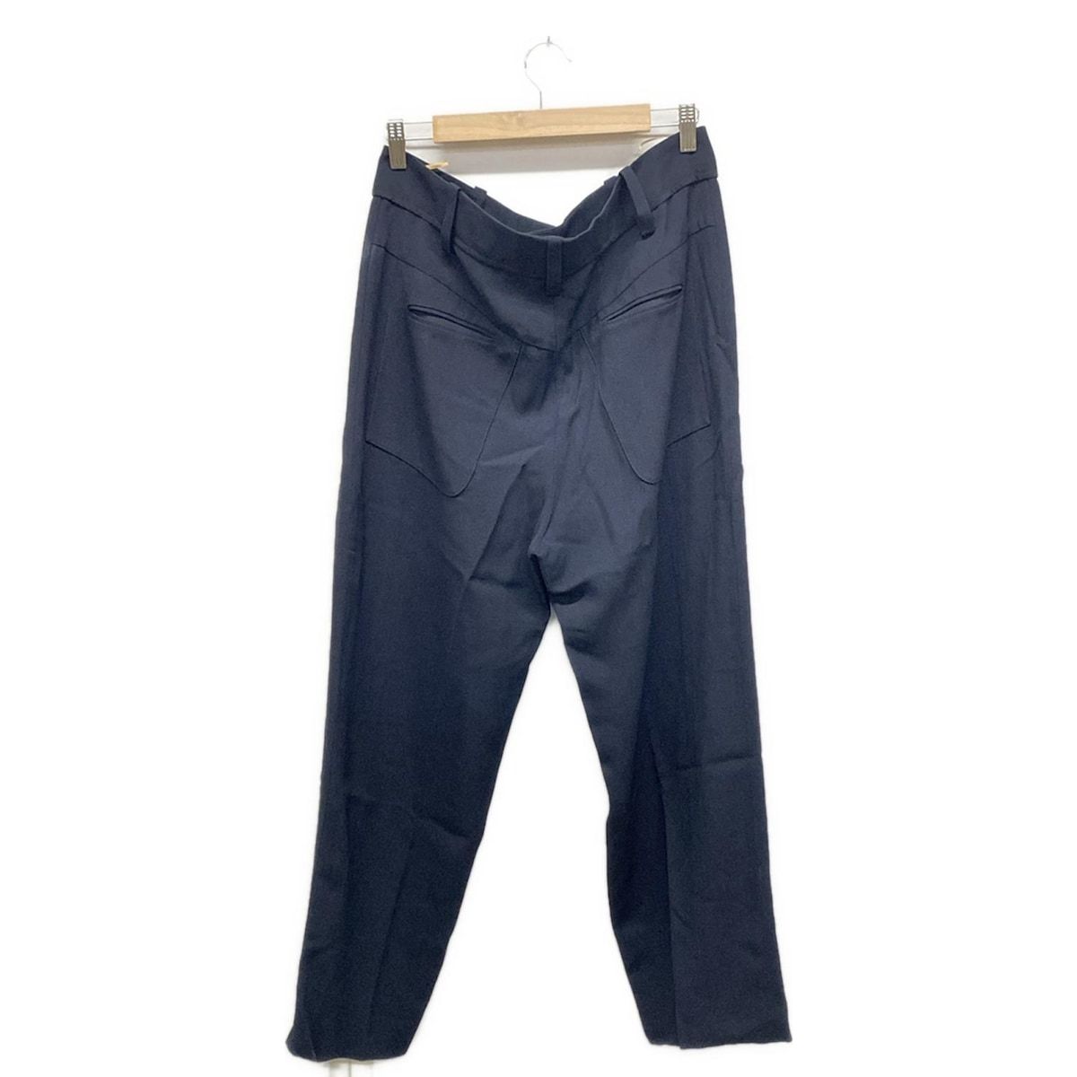 Chloe クロエ パンツ サイズ40 M レディース - ダークネイビー×ベージュ×黒 フルレングス