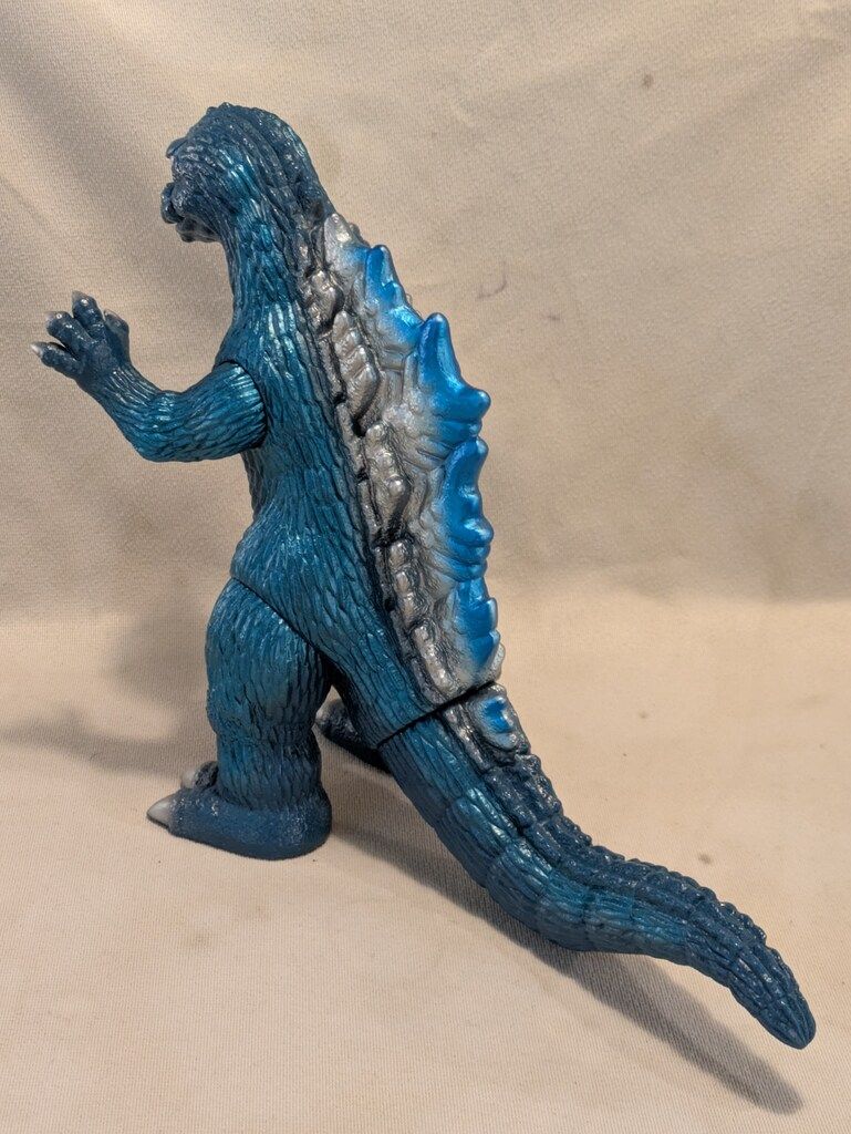 やまなや 円谷英二誕生100年記念ソフビ Dセットのゴジラのみ/約20cm/紺