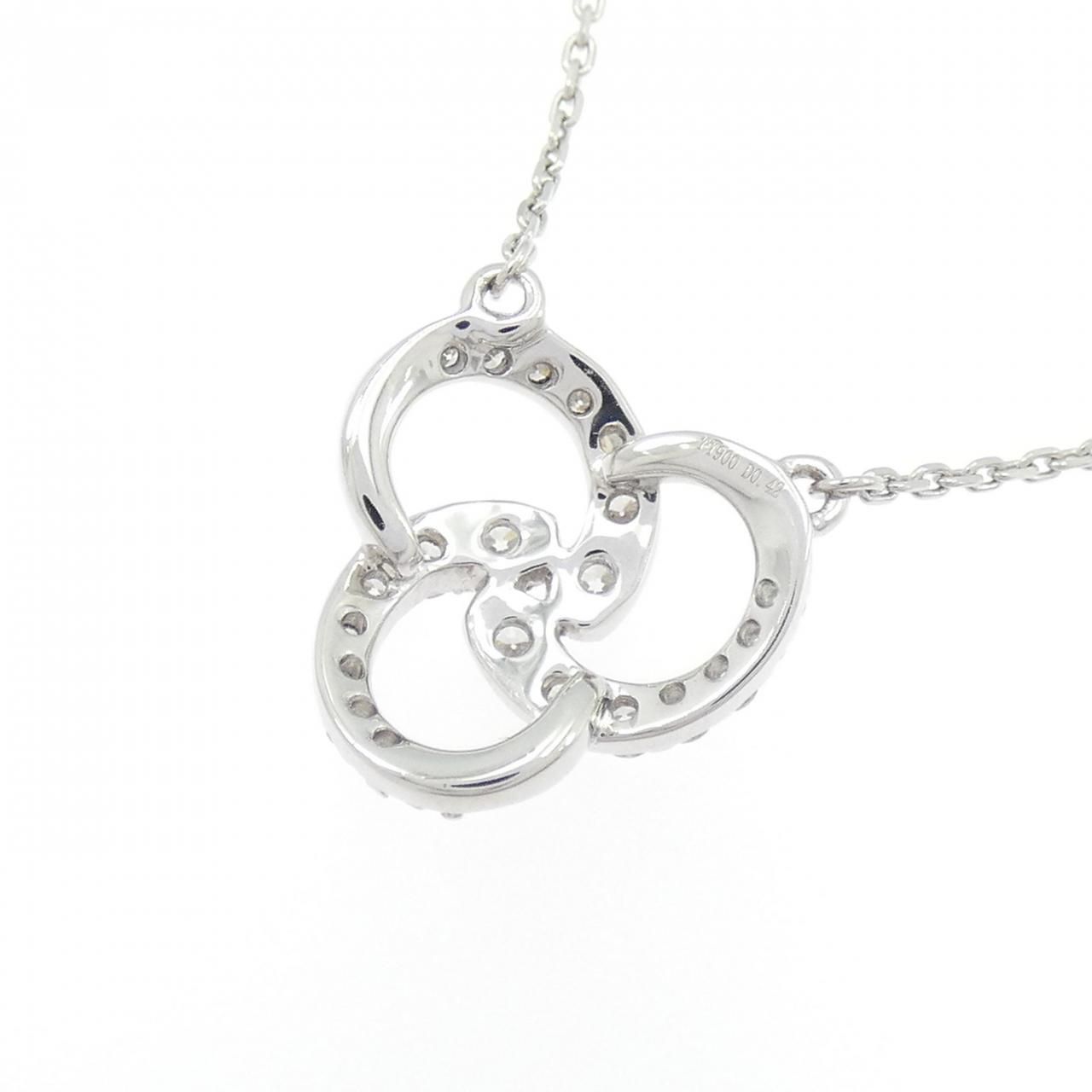 PT900/PT850 ダイヤモンド ネックレス 0.42CT - メルカリ