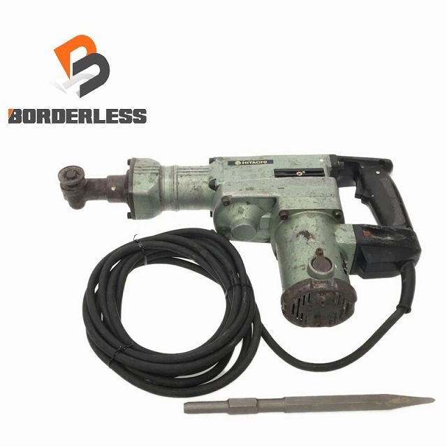 中古品HITACHI 日立工機 100V 38mm ハンマドリル DH38 六角軸 電動ハンマー コンクリートブレーカー ハツリ機 はつり機 斫り機 87637