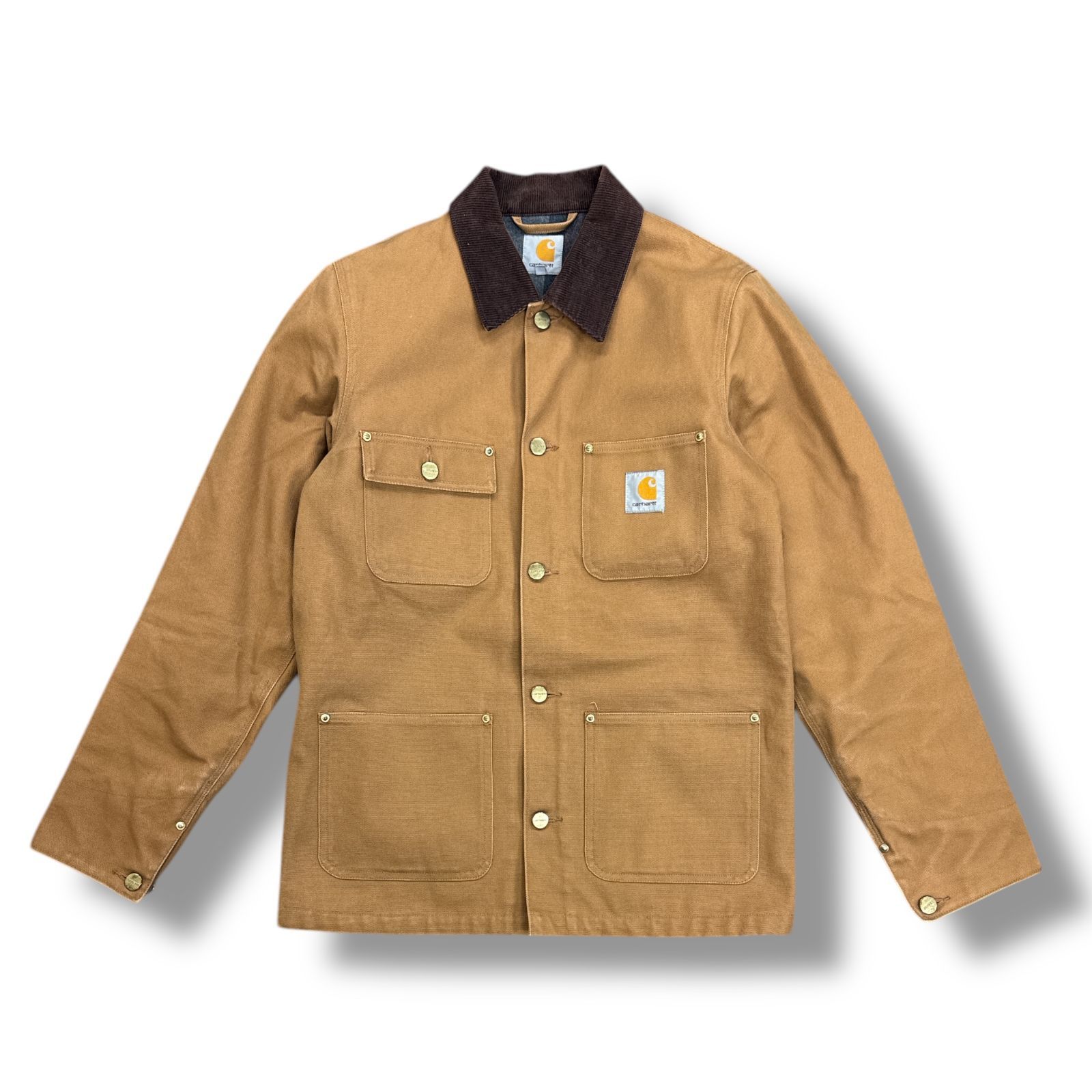 Carhartt CHORE COAT チョアコート ダック地 ワークジャケット カバーオール カーハート I015261.HZ.00.03 ブラウン S　87642A2