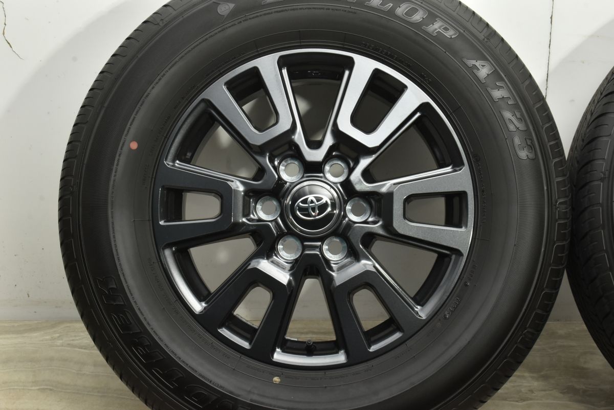 製 新車外し品 トヨタ 250 ランドクルーザー VX 純正 18in 7.5J 60 PCD139.7 ダンロップ グラントレック AT23 265 65R18 可 TRITUETUBI_COM