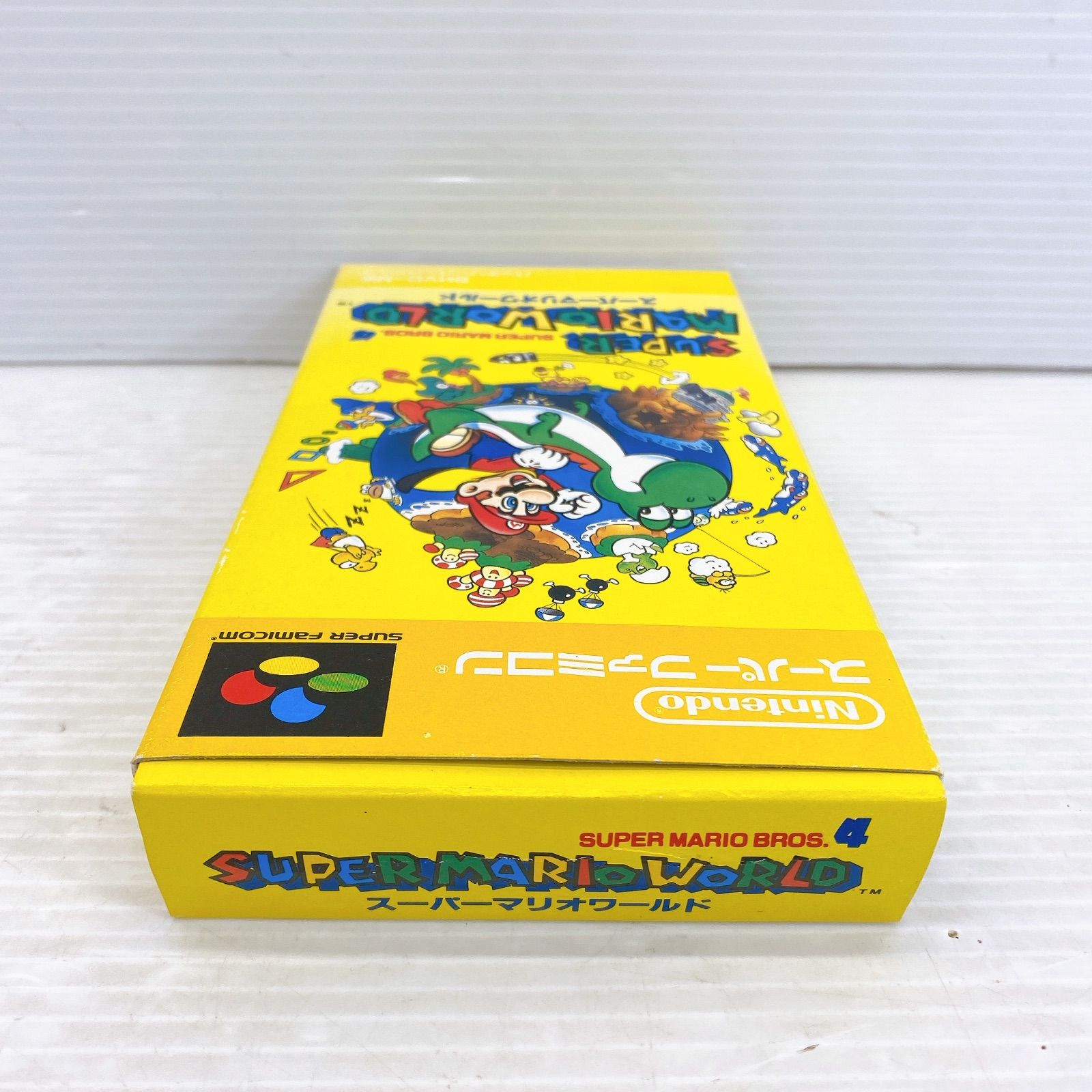 ◇任天堂 SFC スーパーマリオワールド 箱、説明書付き 中古品◇ - メルカリ