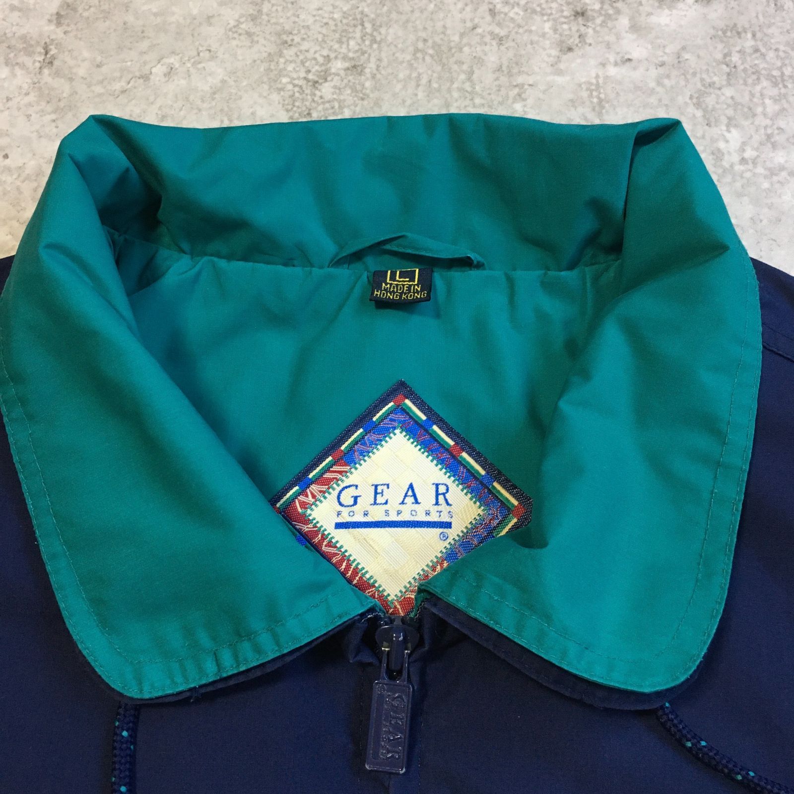 80~90s GEAR FOR SPORTS ”Rapala” ”BLUE FOX” Embroidered Nylon