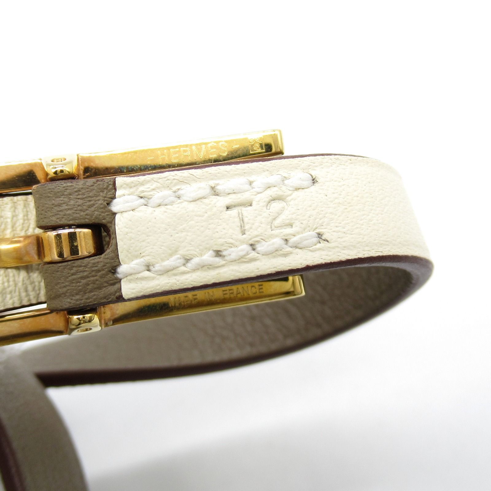 エルメス HERMES ブレスレット ビーアピ ドゥブルトゥール エトゥープ 