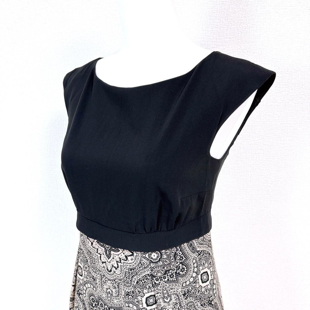 WEEKEND MaxMara ノースリーブワンピース タイト 36 BLACKFEMALETHERAPIST_ORG