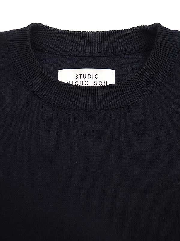 【美品】STUDIO NICHOLSON ニット セーター ダークネイビー S STUDIO NICHOLSON（スタジオニコルソン）の「【STUDIO NICHOLSON