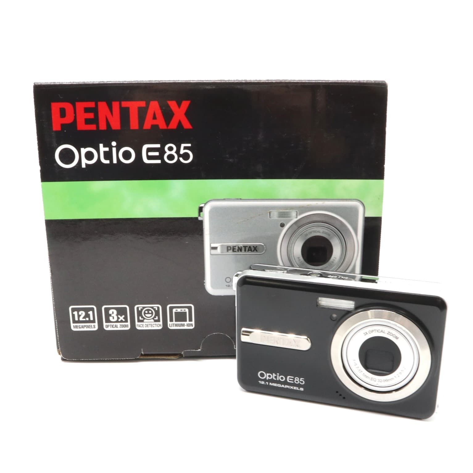 コンパクトデジタルカメラ PENTAX Optio E85 ブラック k2976
