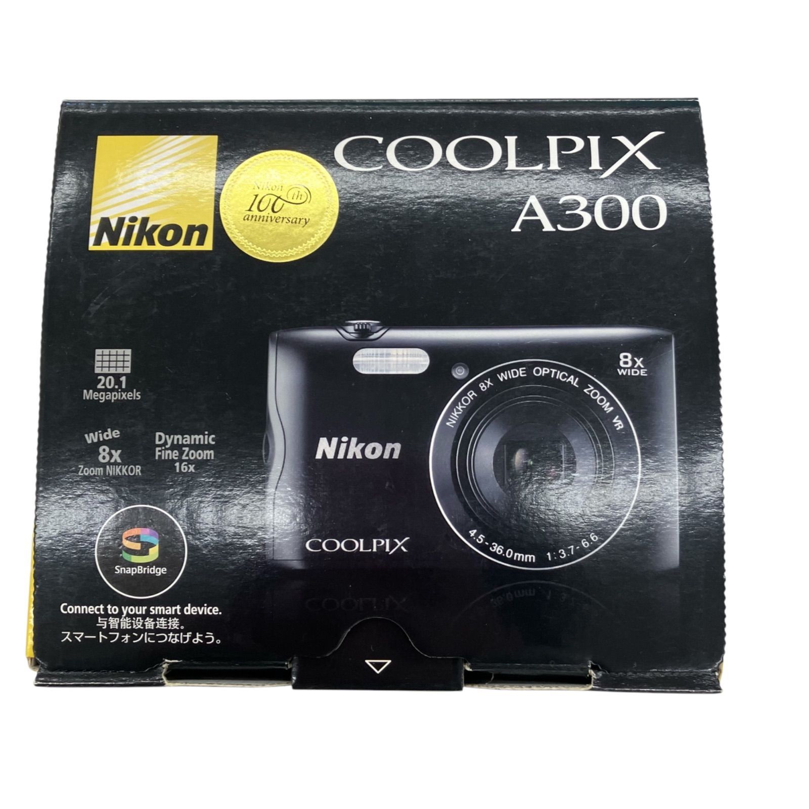 186000 現状品 Nikon ニコン COOLPIX A300 N1517 ブラック - メルカリ