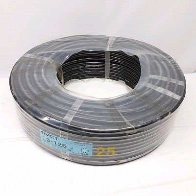 24k-230o 株式会社 三ツ星 ビニルキャブタイヤ丸形コード 3×1.25㎟ 100m