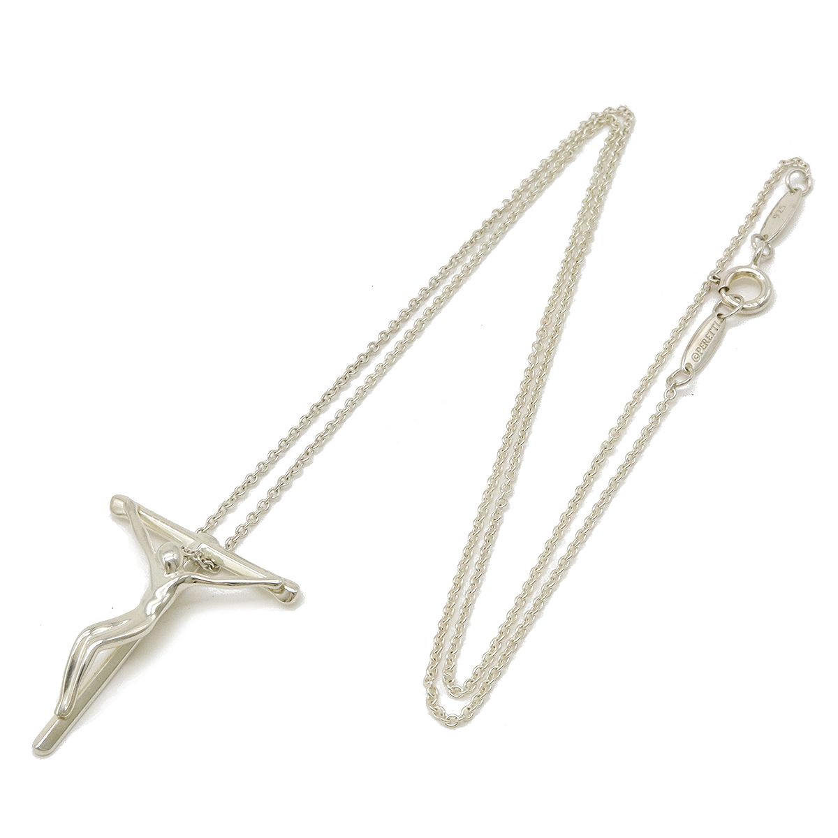 TIFFANY&Co. ティファニー エルサペレッティ クロスフィックス ロザリオ 十字架 ネックレス ペンダント SV925 Ag925 シルバー