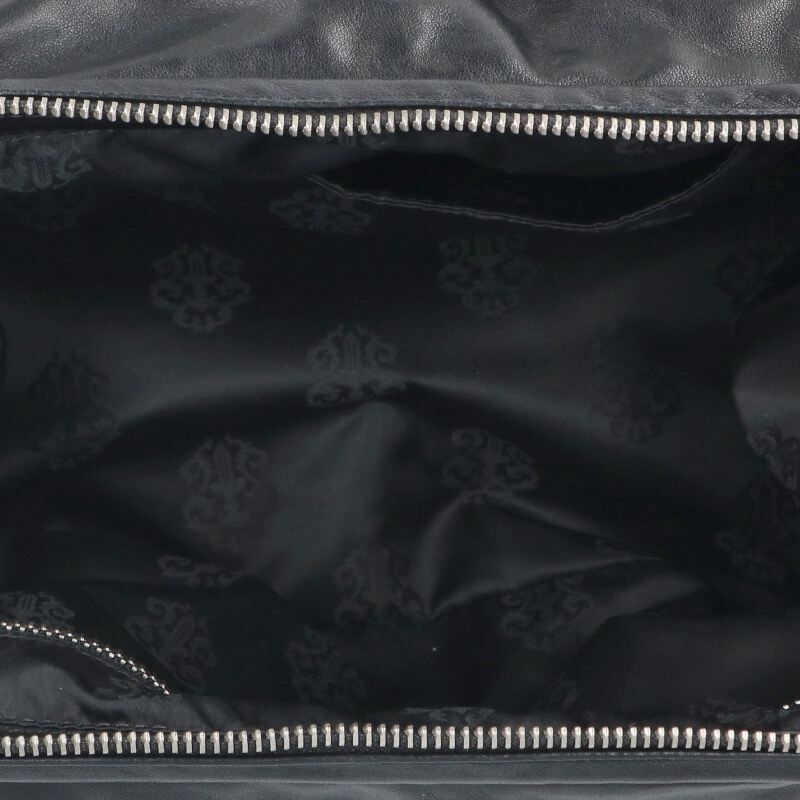 クロムハーツ COSMETIC POUCH/コスメポーチ レザーCHプラスパッチ