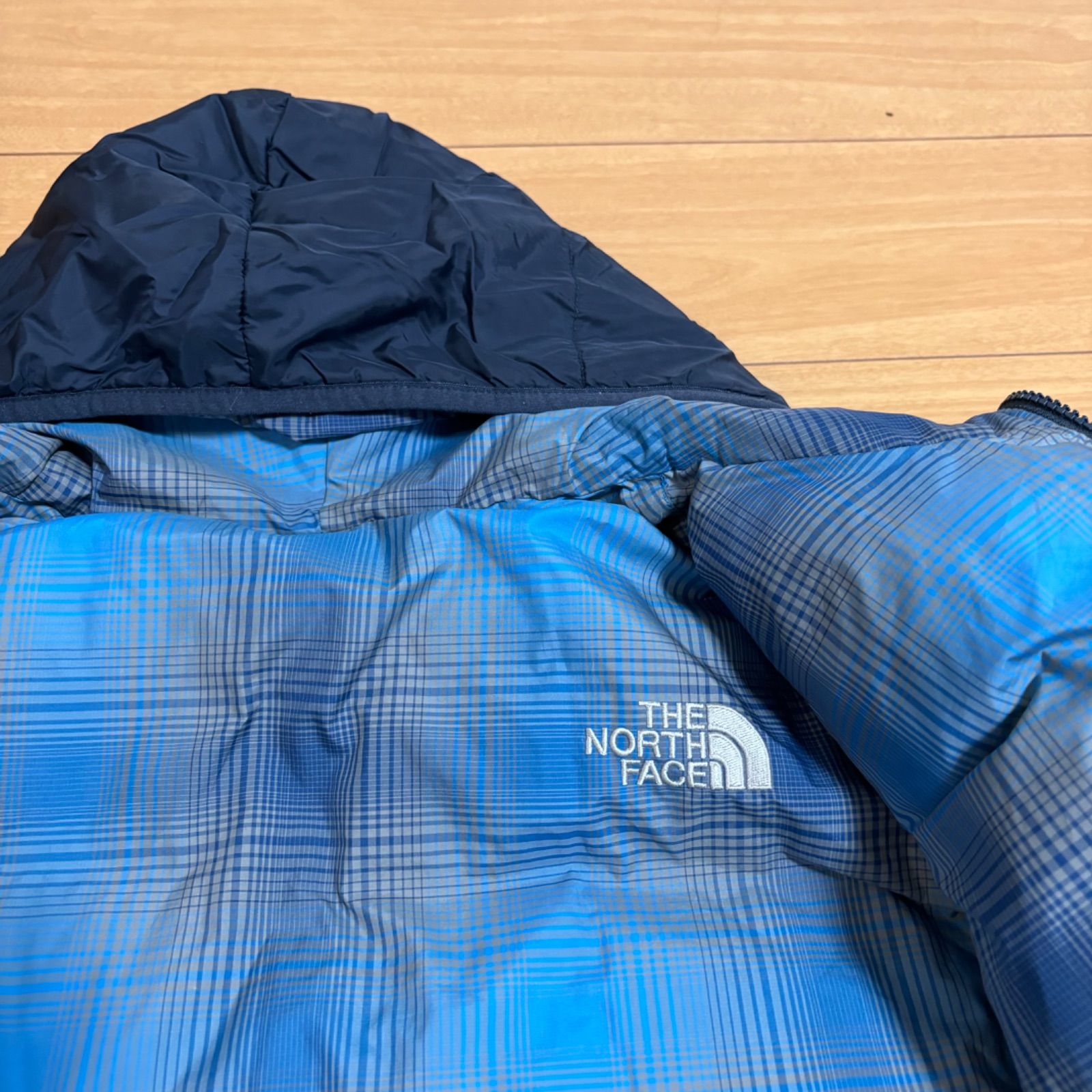 【人気商品】【美品】ノースフェイス ダウンジャケット リバーシブル550フィル ☆リバーシブル☆550フィルパワー☆ The North Face ザノース