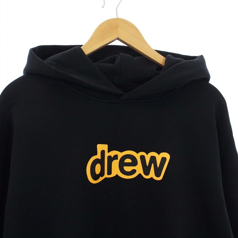 ドリューハウス drew house secret hoodie Black プルオーバーパーカー スウェット 長袖 ロゴプリント M 黒 ブラック  DH-VF31125-SCBK /KH