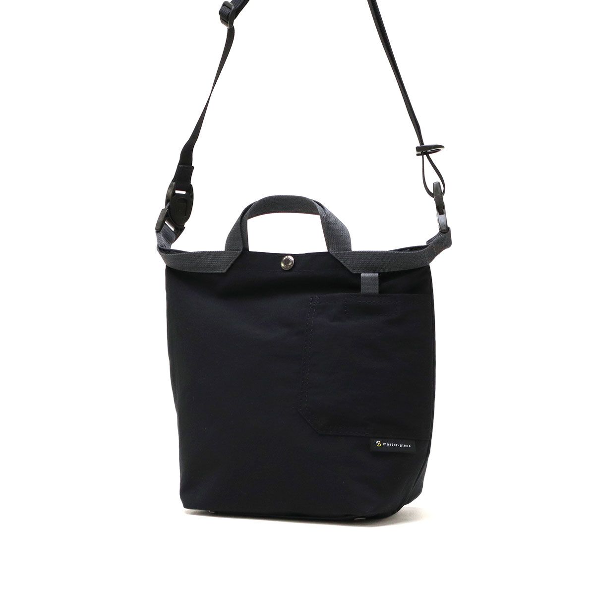 マスターピース ショルダーバッグ メンズ レディース 斜めがけ フロントパック 軽量 ナイロン ブランド ブラック 02870 face ノベルティ付 正規取扱店 マスターピース ショルダーバッグ master