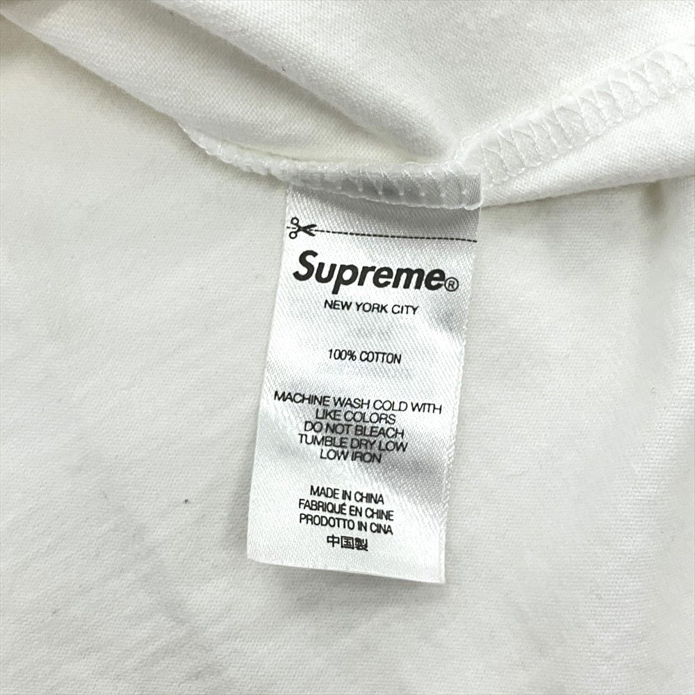 シュプリーム Supreme 長袖Ｔシャツ コットン ホワイト LL（XL） 21AW Geo Arc L/S Top ジオアークロゴ ロンTシャツ  メンズ【中古】 - メルカリ