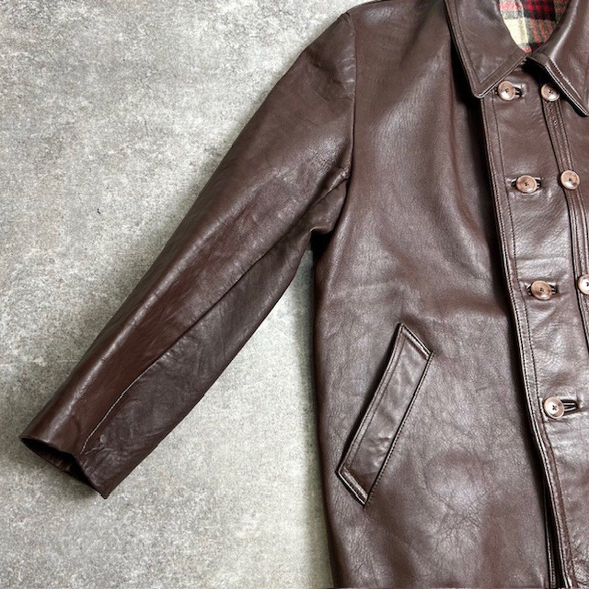 【60s／希少】ユーロビンテージ コルビジェレザージャケット　良好コンディション Le Corbusier Jacket レザージャケット コルビジェジャケット