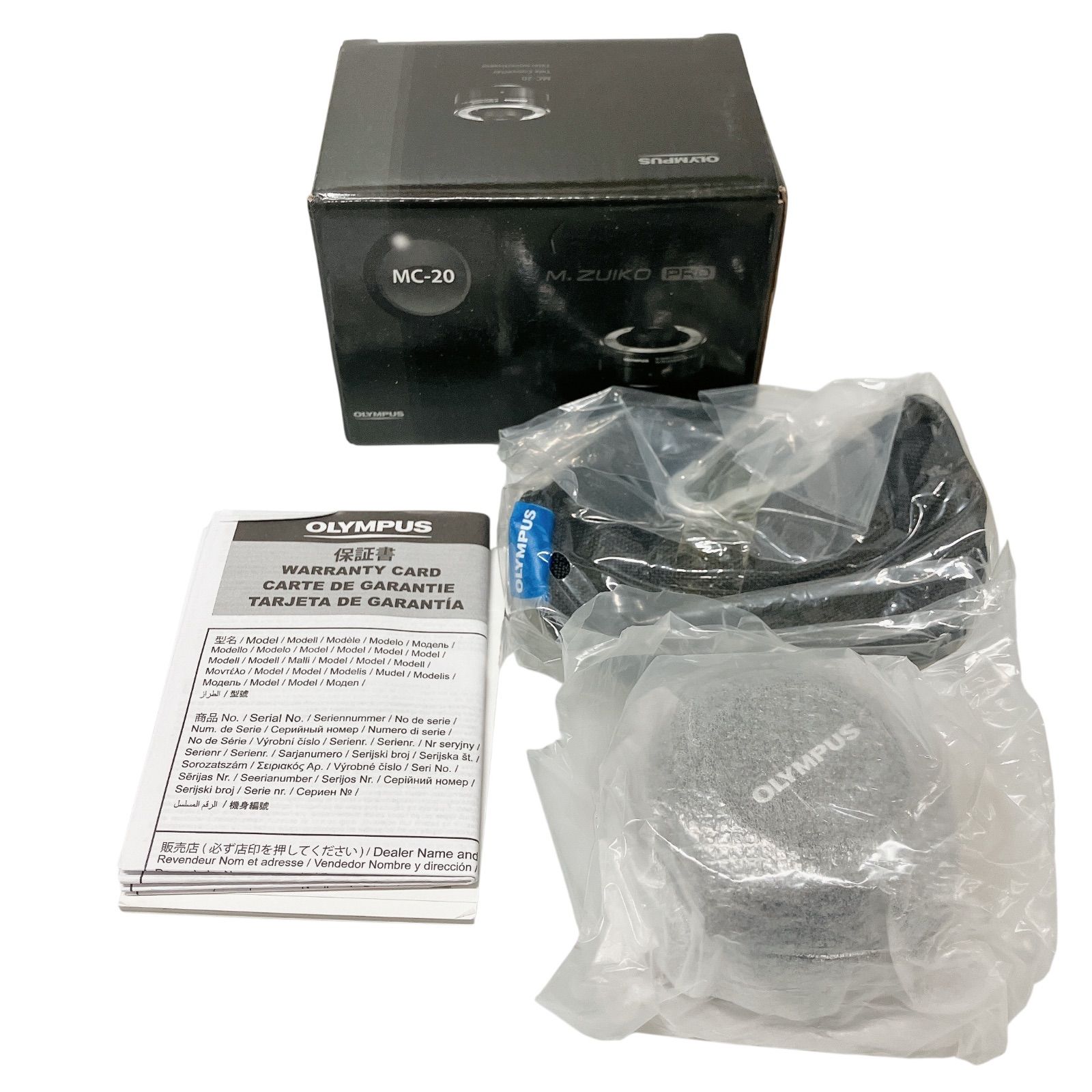 WJ15 OLYMPUS M.ZUIKO DIGITAL 2x Teleconverter MC-20 テレコンバーター ブラック