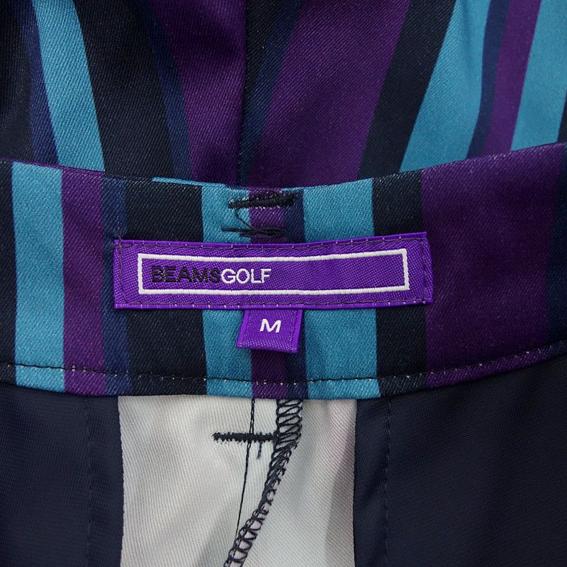 BEAMS GOLFストライプ柄 スラックス パンツ ビームスゴルフ/BEAMS GOLF ストライプ ストレッチ スラックス