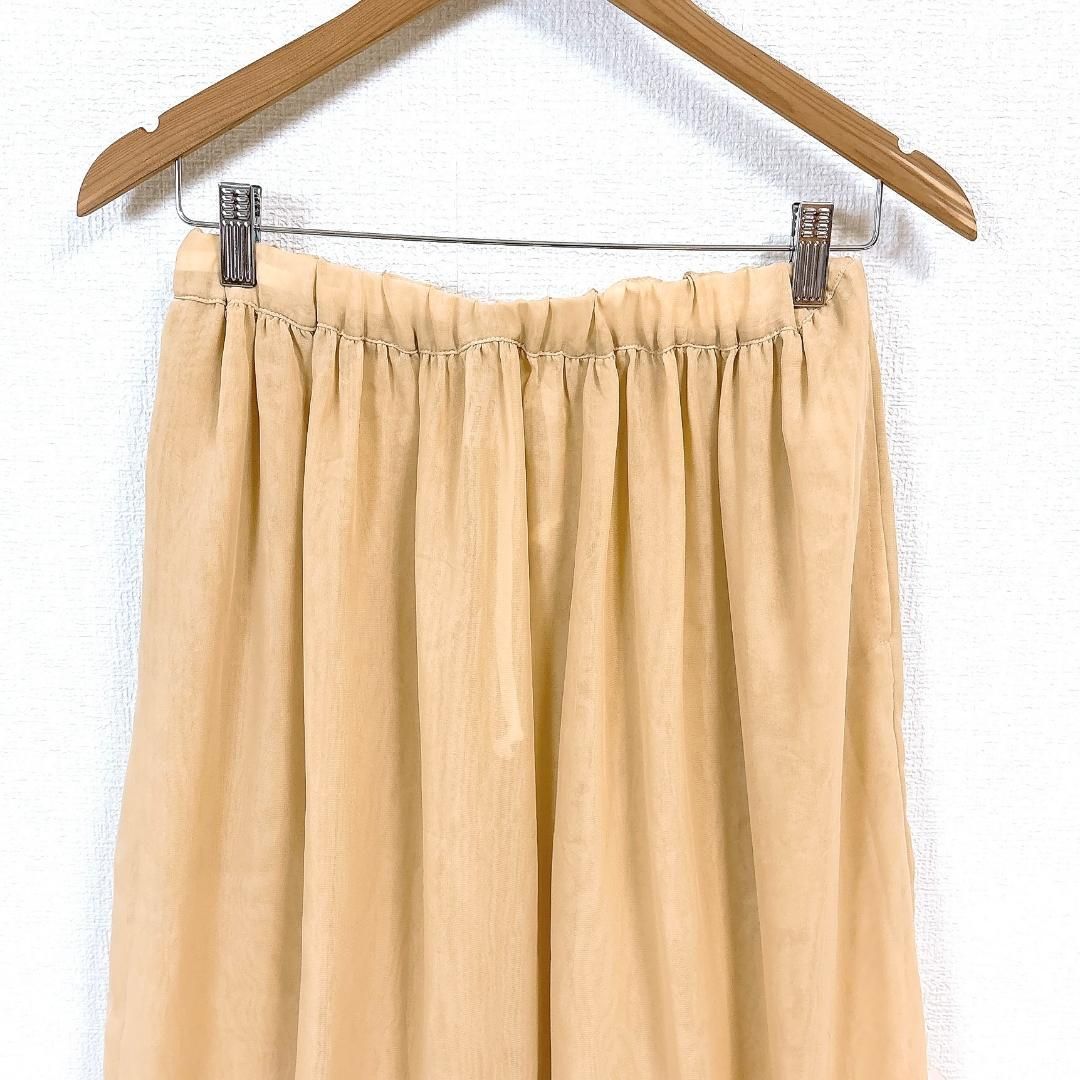 COMME des GARCONS シアースカート フリル S ベージュ WWW_MORNINGWALKER_COM