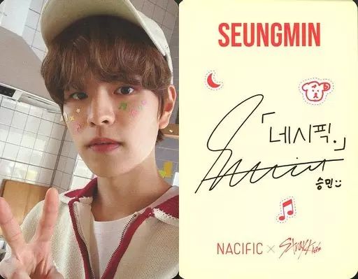 中古】コレクションカード(男性) Stray Kids/Seungmin(スンミン)/裏面